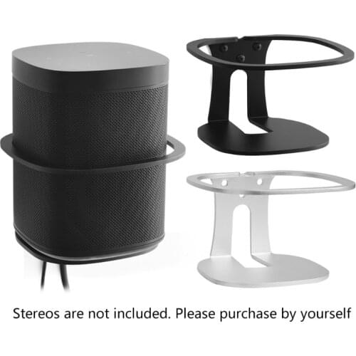 Wall Mount Bracket Aluminum Alloy Stand Holder for SONOS One SL/PLAY:1 Sound Speaker Sturdy Metal Rack