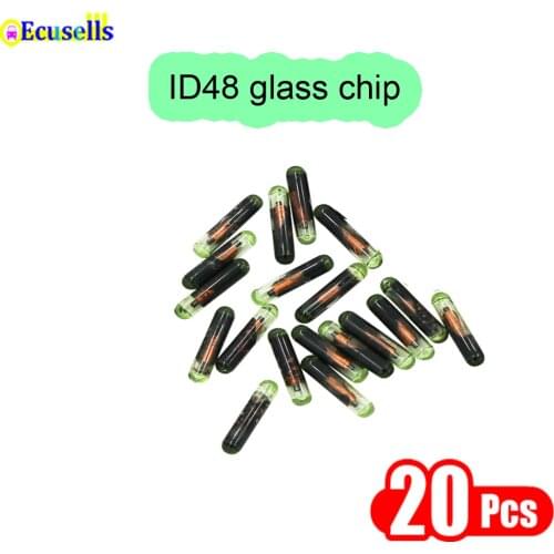 20pcs/lot New Virgin Glass Transponder Chip T6 ID48 for VW for Skoda for Seat for Audi