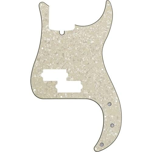 New PB Electric Bass Pickguard Aged Pearl 4Ply For 4 Strings PB Bass Accessories