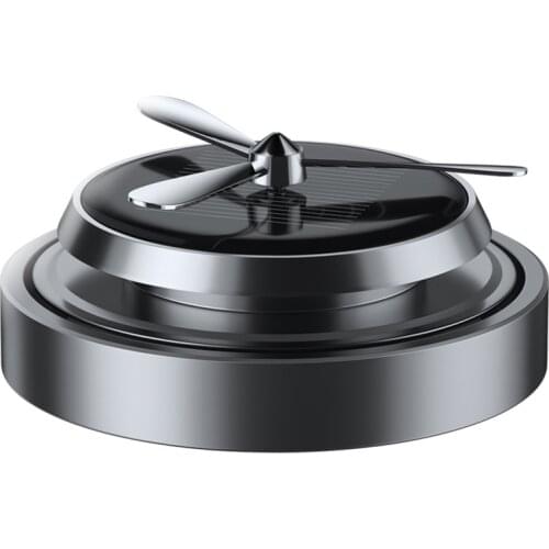 Car Air Freshener Car Perfume Holder Solar Rotating Car Aromatherapy Car Interior Perfume Decoration Solid Balm Air Freshener