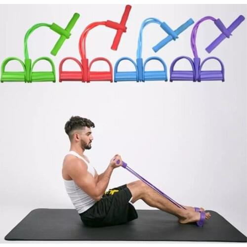 Factory Direct Sales Upgrade Four Tube Multifunctional Pedal Tensioner Leg Fitness Sit Up Pull Rope