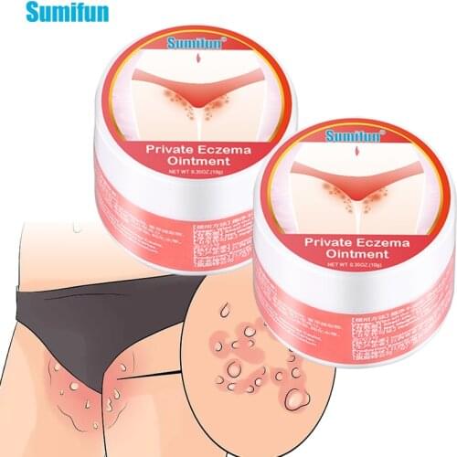 Sumifun 1pcs Antibacterial Cream Eczema Ointment For Women Men Armpit Skin Privates Body Itching Remove Odor Pruritus Dermatitis