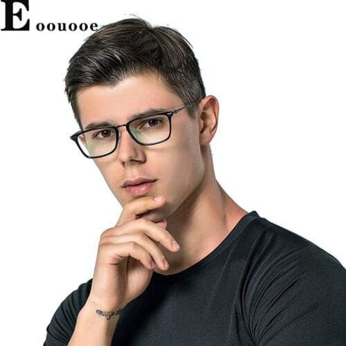 Titanium Men Glasses Frame large size Gafas Female IP plating Super light Opticas Glasses