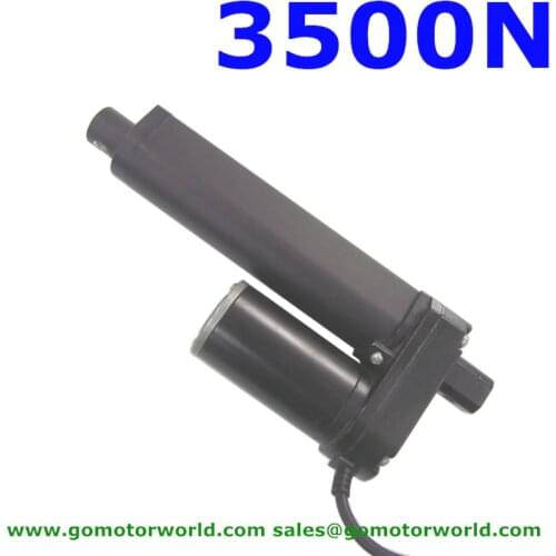 Waterproof 12V 150mm 6 inch adjustable stroke 3500N 770LBS load 170mm/s speed heavy duty linear actuator LA1035
