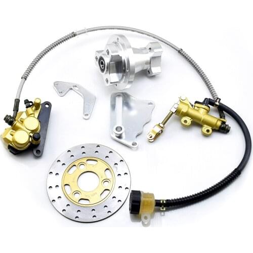 10" wheels Hydraulic CNC Alloy Rear Wheel Disc Brake Hub Core Complete Set for Honda Z50 Z50J Monkey Dirt Bike