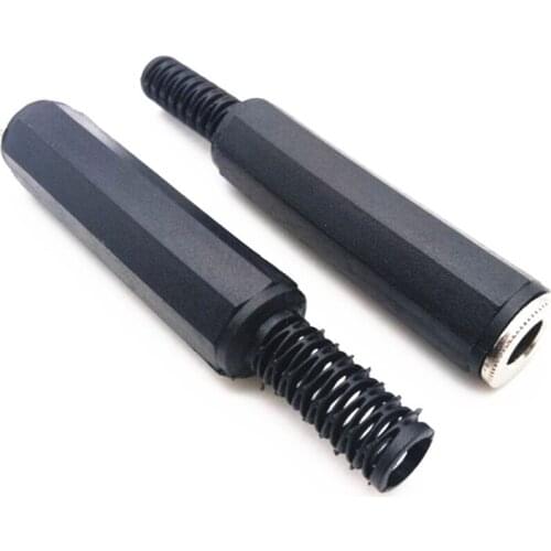 10pcs/lot Welding 6.35 mm Female Stereo Jack Socket Audio 6.5mm Connector