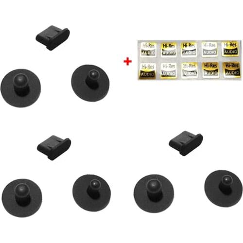 3Sets Dust Plug For SONY Walkman NW-ZX500 ZX500 ZX505 ZX507 / Lotoo Paw Gold Touch / Paw 6000 3.5MM 4.4MM Type C Jack