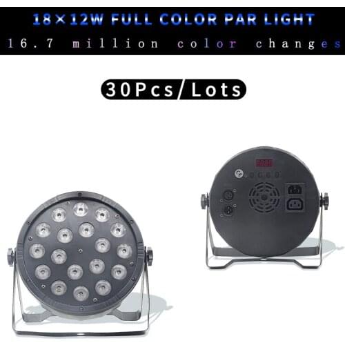 18x12W Led Par lights RGBW 4 in 1 18*12w Par Led DMX512 Disco lights professional stage DJ equipment