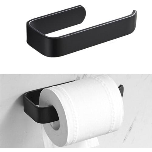 Acrylic Toilet Paper Holder Tissue Rack Wall Mounted Bathroom Kitchen Roll Holder Paper Hanging Towel Hook Napkin Shelf Hanger