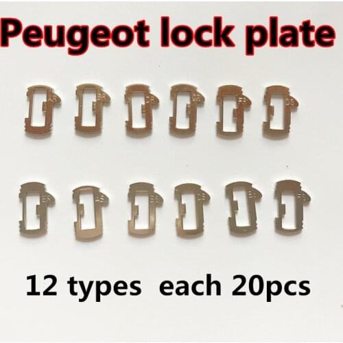 For Peugeot Auto Car Key Lock Repair accessories Car Lock Reed Lock Plate For Peugeot Citroen[240pcs]