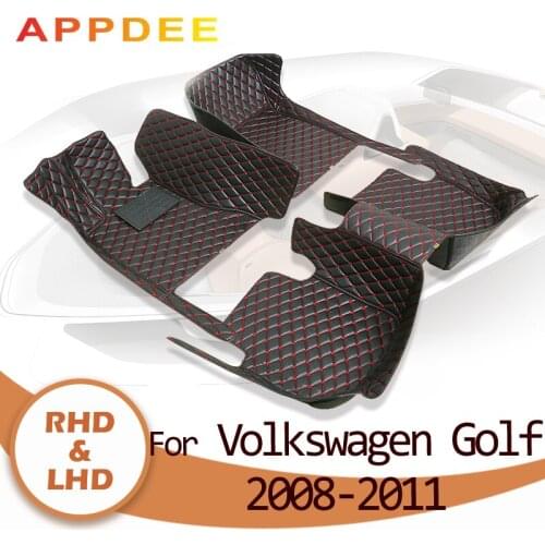 APPDEE Car floor mats for Volkswagen GOLF Station Wagon 2008 2009 2010 2011 Custom auto foot Pads automobile carpet cover