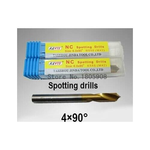 Free shipping 2PCS M4.0 containing cobalt 90 degree chamfer drill positioning centre bit