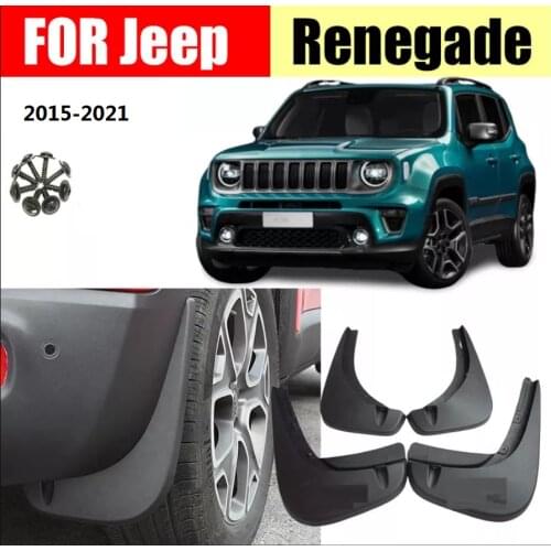 Car Mudflap For Jeep Renegade 2015-2021 Fender Mud Guard Splash Flaps Mudguard Accessories