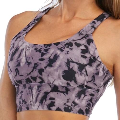 Women Sports Bra Crop Tops Sexy Cross Straps Shockproof Yoga Top Gym Fitness Sportwear Female Underwear Fast Dry Yoga Bra