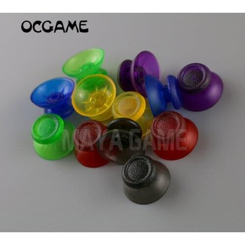 OCGAME 200pcs/lot Transparent Thumbsticks Grips Cover 3D Analog Joystick Cap for PS4 playstations 4 Wireless Controller