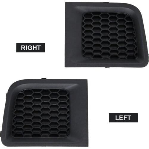 Pair Front Bumper Lower Grille Bezel Cover Downwind Mesh Insert Grill Replacement for Jeep 2015 2016 2017 Cars