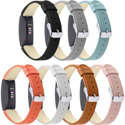 Watch Band For Fitbit Inspire Genuine Real Leather Wrist Bracelet Strap Smart Watch Watchband Watch Strap For Fitbit Inspire