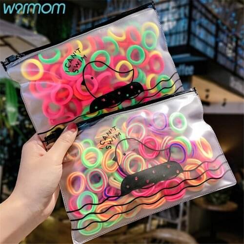 Warmom Korea Tie Hair Rubber Band Cute Head Rope Hair Accessories Do Not Hurt Hair Girls Baby Toddler Small Rubber Band Rope