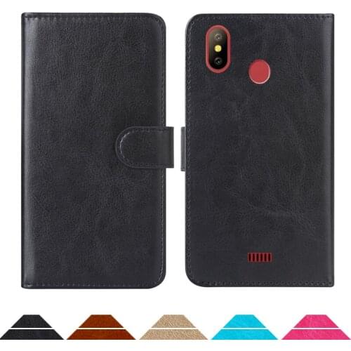Luxury Wallet Case For Digma LINX Pay 4G PU Leather Retro Flip Cover Magnetic Fashion Cases Strap