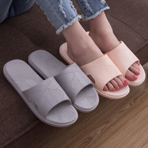 Bathroom Slippers Women Summer Soft Bottom Non-Slip Home Slippers Men Pvc Sandals And Slippers Bathing Indoor Shoes Women