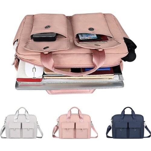 Laptop Bag 13.3 15.4 15.6 inch Waterproof Bag Sleeve For Macbook Air Pro Computer Shoulder Handbag Briefcase Bag