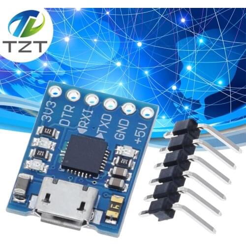 10PCS/LOT CJMCU CP2102 MICRO USB to UART TTL Module 6Pin Serial Converter UART STC Replace FT232 NEW for arduino