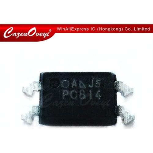 10pcs/lot FOD814 PC814 SOP-4 SMD EL814 LTV-814 FOD814 PC814A opto-isolator transistor Photovoltaic Output SOP4 In Stock