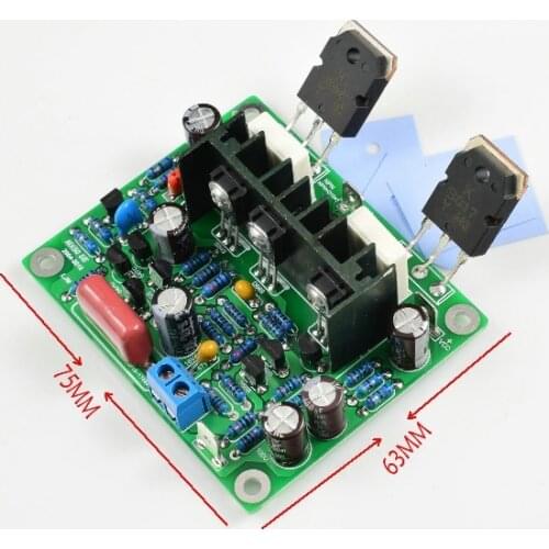 2PCS DIY NEW MX50 SE 100WX2 Dual Channels Audio Power amplifiers Board