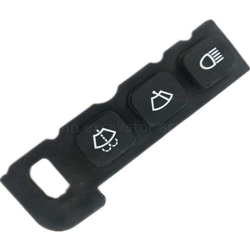 Excavator parts for Ca ter 312B 320B 330B cab wiper headlight button switch button sticker free shipping