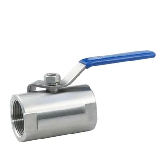 DN15-DN40 304 Stainless Steel Ball Valve Vinyl Handle WOG1000 Female 3/8"-1-1/4" BSP