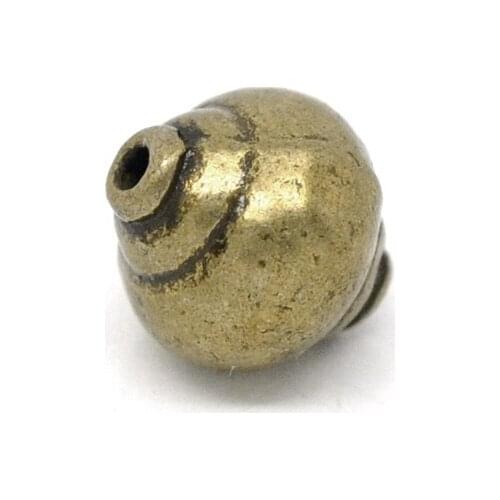 DoreenBeads 8mm Spacer Beads Lantern Antique Bronze Color Loose Beads DIY Making Earrings Bracelets Women Jewelry Supplies,50PCs