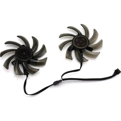 Graphics Card Fans Replacement Radiator Cooler Cooling Fans for Palit GTX1060 1070 P106-100 GA91S2U/FDC10H12S9-C