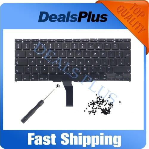 NEW A1370 A1465 UK Keyboard with Screws For Macbook Air 11" A1370 A1465 MC968 MC969 MD223 MD224 2011-2016 Year