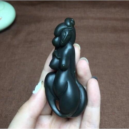 Hetian cyan jade Beauty Pendant hp11