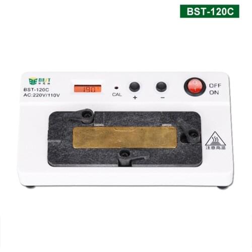 Mobile Phone Motherboard Mini Desoldering Platform Rapid Heating BST-120C Heating Station Welding Preheating Station