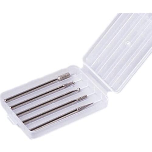 Tamiya 74043 Model Kit Tool Craft Electric Handy Router Bit 5pcs Set for Plastic (2.4mm )