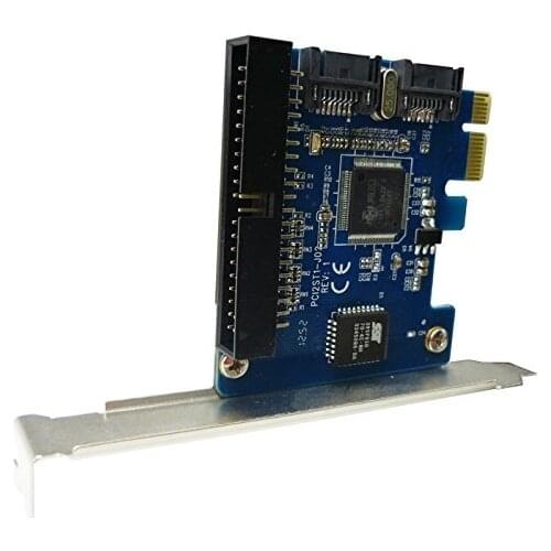 Desktop PCI-E to SATA2.0 raid card PCIe to dual SATA + IDE 40pin hard disk controller adapter