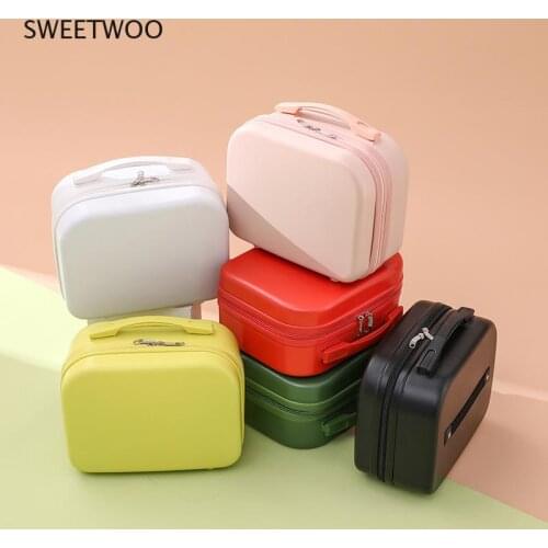 New Stylish Discount Cheap Luggage Mini High Quality PC Material Suitcase For Women 30*16*23cm