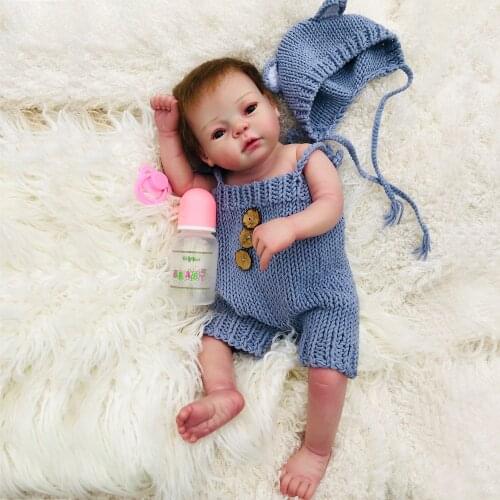 55CM Full Silicone Reborn Baby Doll Toy Masterpiece bebe reborn newborn babies girl Amazing Painting collectible dolls gift