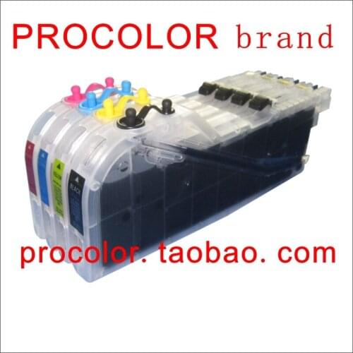 PROCOLOR New long refill inkjet cartridge LC509 LC505 LC539 LC535 LC529 LC525 LC549 LC545 For BROTHER DCP-J100/DCP-J105/MFC-J200