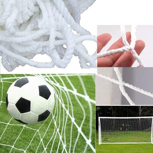 Soccer Net Ball Goal Football Nets Gates For Youth Sports Training Fitness Polypropylene Mesh Post Nets Full Size (Nets only)