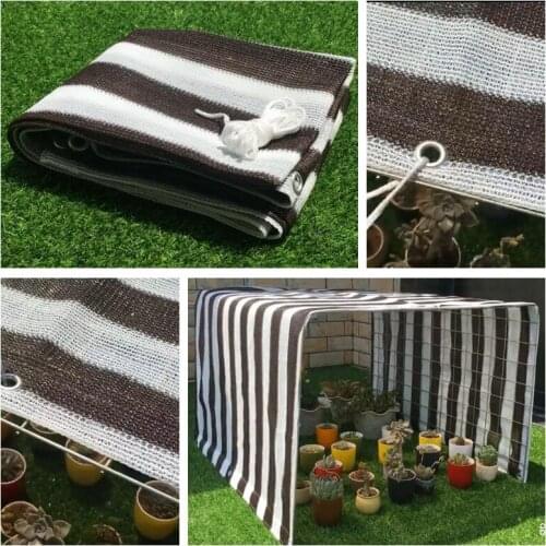 0.9x5m Anti-UV Garden Shade Net Balcony Fence Protect Cloth Stripe Sunscreen Privacy Cover Yard Swimming Pool Shelter Awn