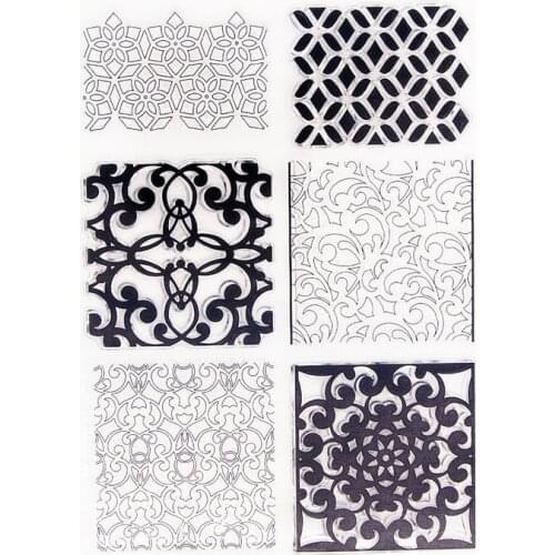 15x21cm Fragments Clear Stamps Transparent Seal Silicone Seal TPR Christmas Wedding Roller Stamps DIY Scrapbook Album Card