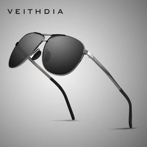 VEITHDIA Brand Vintage Mens Polarized Sunglasses UV400 Lens Eyewear Accessories Male Sun Glasses For Men/Women 3028