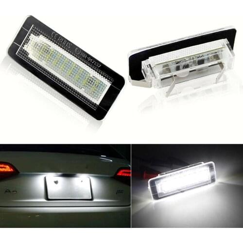 LED CANBUS No Error License Plate Light Base bulb For Mercedes-Benz Smart Fortwo AUTO Number Plate lamp No Hyper Flash