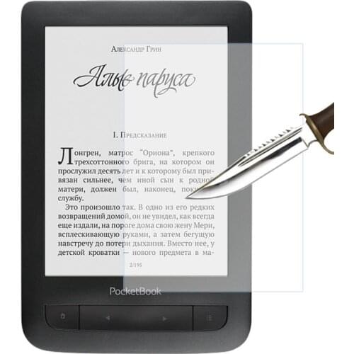 50PCS Tempered Glass Protective Screen Protector for Pocketbook 611/613/614 plus /615/622/623/624/626/640/650/ 631 touch lux 6