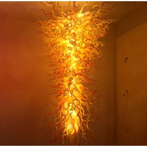 Longree Large Modern Murano Glass Handmade Blown Glass Chandelier