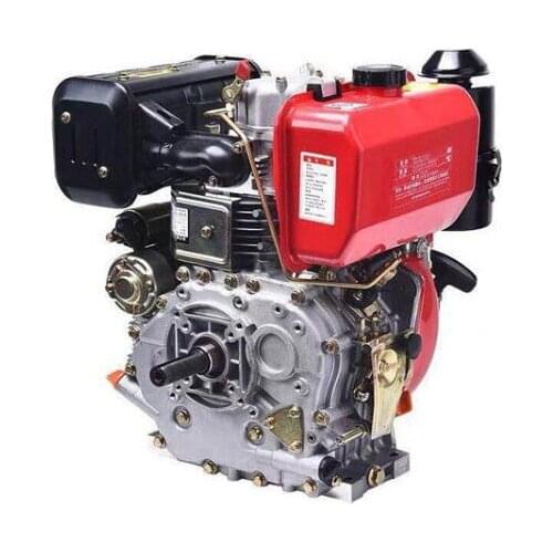 Fast Shipping Diesel Engine Electric Start 192FE 12HP air cooled Flat key shaft conical degree shaft Rachis shaft