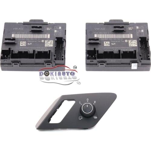 FOR Golf 7 MK7 VII Auto Folding Mirror Electric Folding Mirrors Door Module 5Q0 959 592 B 5Q0 959 593 B
