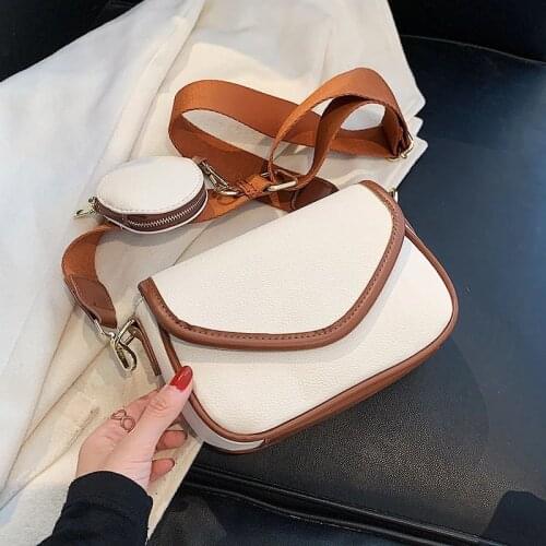 Branded Womens Shoulder Bags PU Leather Crossbody Bag for Women 2021 Summer Handbags and Purses Female Travel Totes